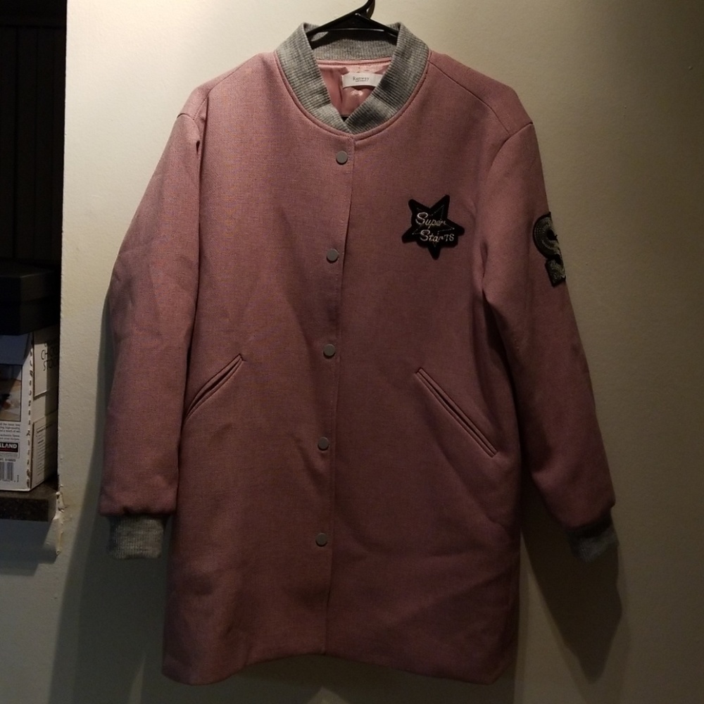 Pink long jacket/ coat